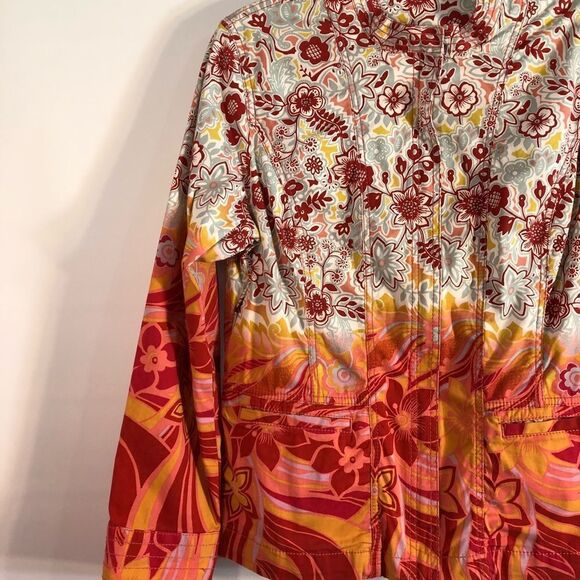 Chico’s rare jacket top sz 2 - Picture 2 of 6